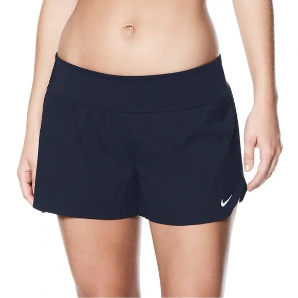 Nike Swim Women’s Tankini Boardshort Swimming suit Set Navy Blue Size Small 4-6 - Picture 6 of 9